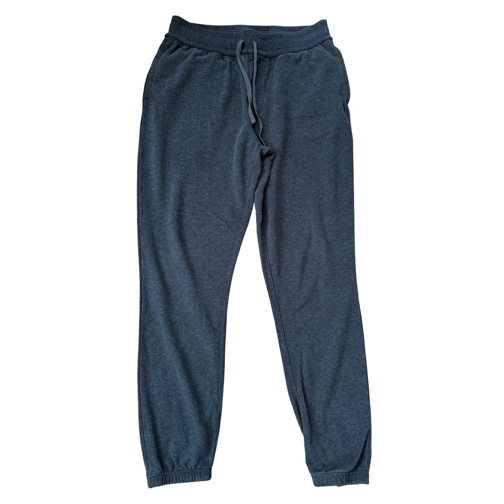 Prana Joggers Mens Medium Gray Hemp Blend Sweatpants Standard Fit Drawstring